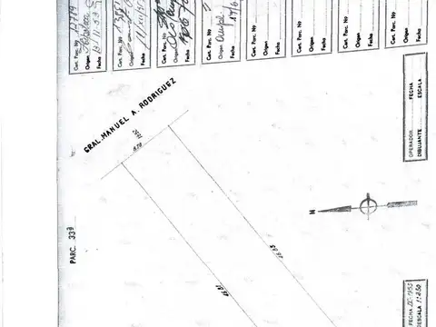 Terreno en Venta 46  mts Fondo