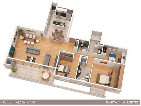 Departamento en Venta de 3 dormitorios