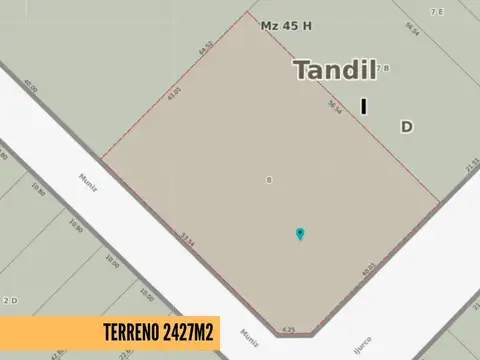 Terreno en Venta en Tandil, USD 50.000