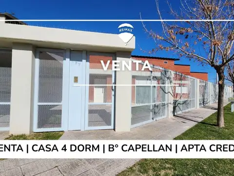 CASA EN VENTA | 4 DORM | B° CAPELLAN | CIPOLLETTI