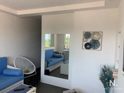 apartamento en venta en mansa, primera linea con vista mar. Reciclado