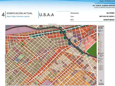 EN VENTA LOTE 9,30 x 47,70 USAA 3.189 m2 Construibles!