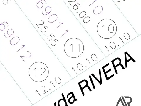 Terreno en Venta 27,07  mts Frente