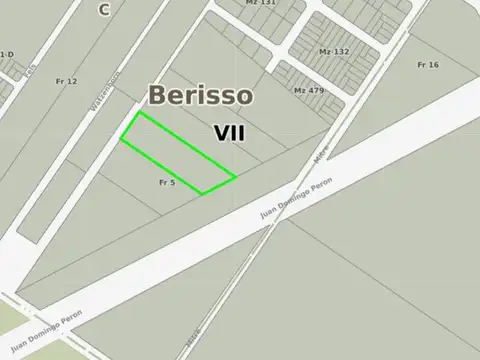 Terreno en Venta en Berisso, USD 21.000