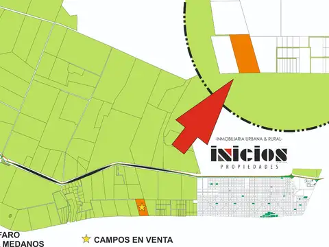 Campo Para loteo en el Partido de La Costa. SC1281