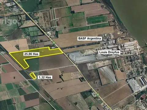 Terreno en Zona Industrial en General Lagos