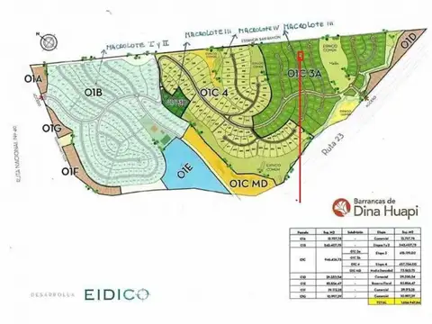 Barrio Barranca de Dina Huapi al 300