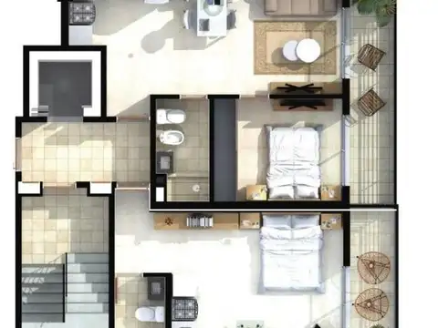 Departamento en Venta de 1 dormitorio