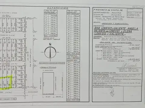 Terreno en Venta 25,60  mts Fondo