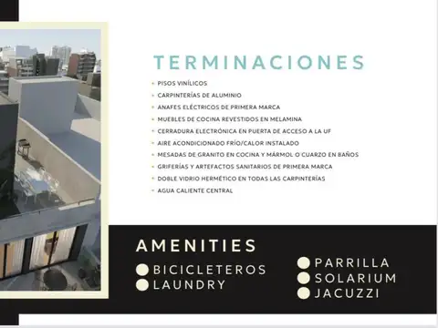 Departamento 2 ambientes con 1 baño