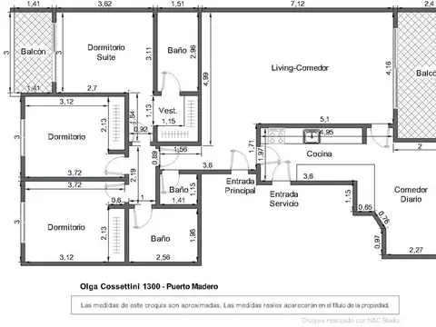 Departamento en Venta de 4 ambientes