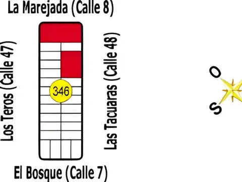 7 Lotes: La Marejada, Las Tacuaras, El Bosque y Los Teros - La Esmeralda - B543