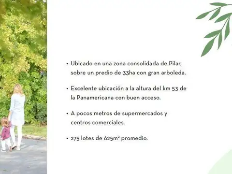 Vis. Lote En Venta En Barrio La Estela, Pilar.