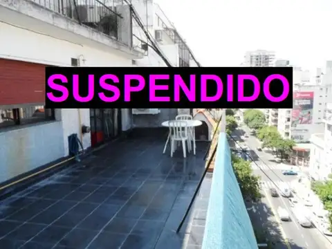 Depto 4 amb al frente c/balcon terraza 9x3 - SUSPENDIDO