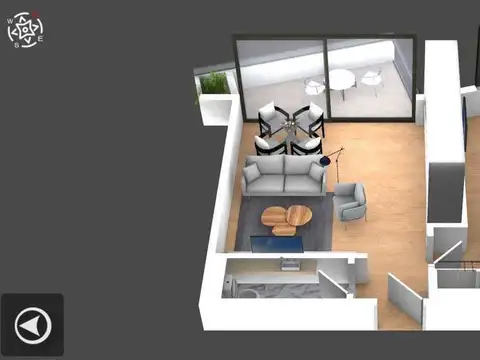 Departamento en Venta de 2 ambientes