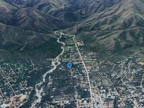 Lote 826 m2 frente al Uritorco Capilla del Monte