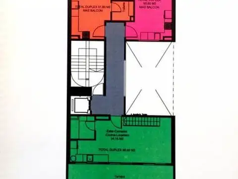 Departamento 2 ambientes con 1 baño