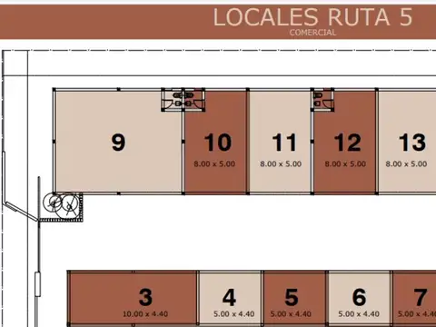 Venta de 11  Depósitos sobre Ruta 5 Merlo San Luis