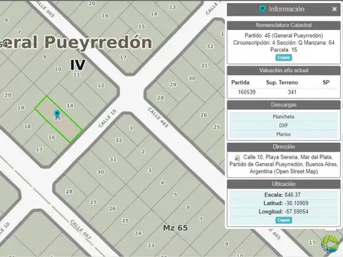 Terreno en San Patricio a 4 cuadras de la costa