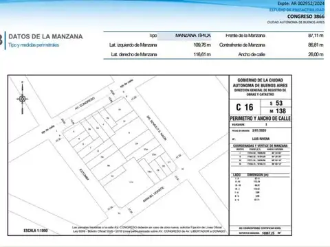 Terreno en Venta de 248,0 m2