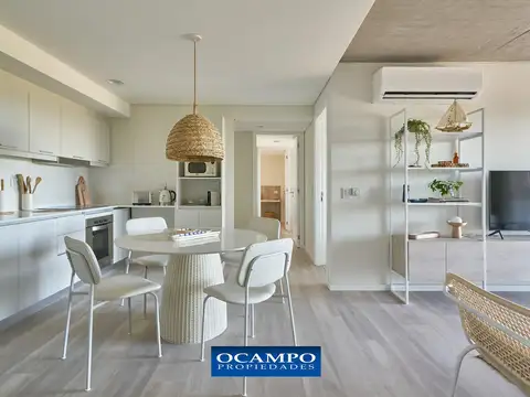 Departamento 3 ambientes con 2 baños