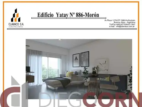 Departamento en Venta de 1 dormitorio