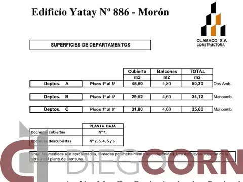 Departamento en Venta en Moron, USD 53.500