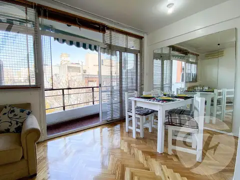 Departamento 2 ambientes con 1 baño