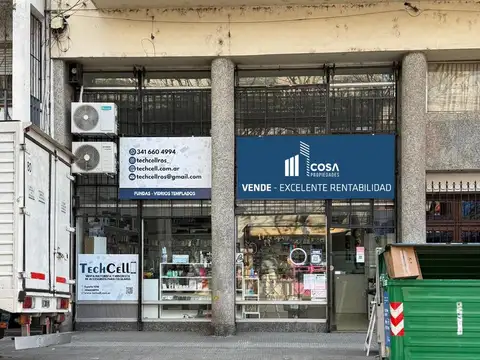 Venta Local comercial con frente vidriado y ubicación estratégica Centro Rosario