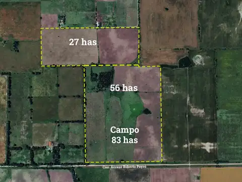 Campo en venta en Roberto Payro