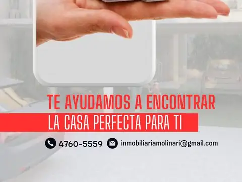 Depto Tipo Casa 3 ambientes con 2 baños