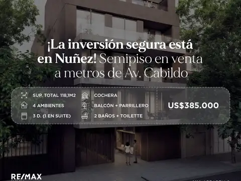 High Park Nuñez  |  4 ambientes c/cochera