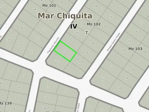 Terreno en Venta de 405,0 m2