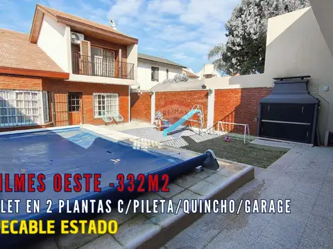 VENTA CASA 6 AMB. QUILMES QUINCHO PILETA GARAGE