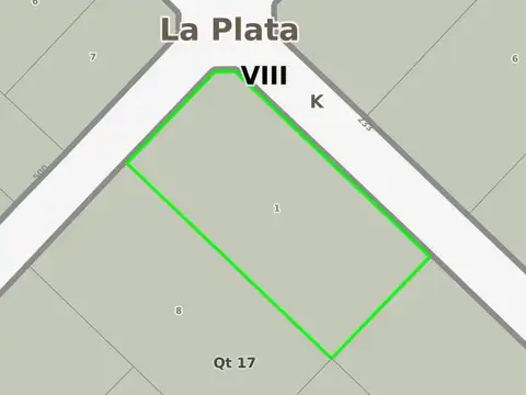 Terreno en Venta 50  mts Frente