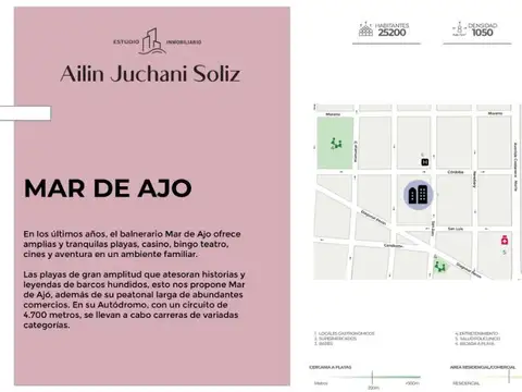 Departamento en Venta en Mar De Ajo, USD 78.000