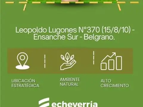 TERRENOS/FRACCIONES/LOTEOS - LOTEOS - ENSANCHE SUR, PRESIDENTE ROQUE SÁENZ PEÑA