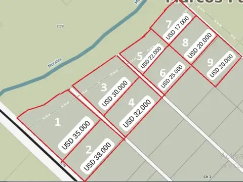 Parcelas en zona industrial, Marcos Paz.