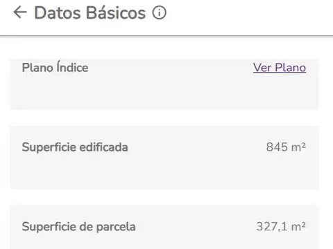 Terreno en Venta 38  mts Fondo