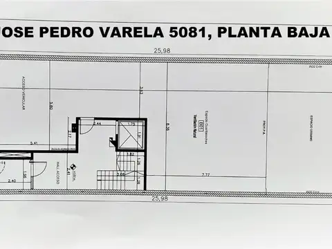 JOSE PEDRO VARELA 5000, Piso 1