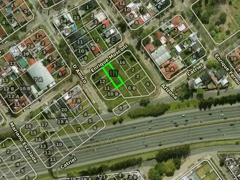 General Enrique Mosconi e/ Gobernador D'Amico y Cabo Morando