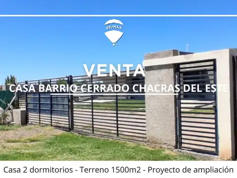 VENTA CASA BARRIO CHACRAS DEL ESTE - CIPOLLETTI