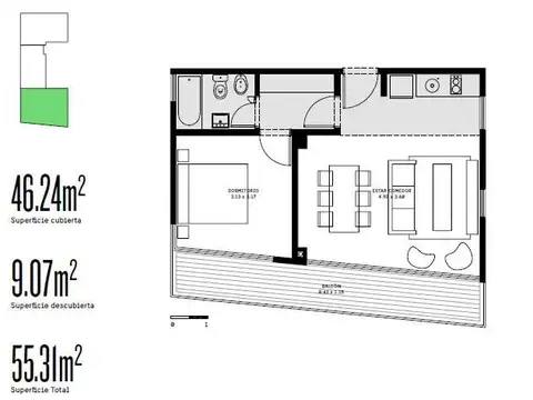 Departamento en Venta A Estrenar