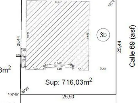Terreno en Venta de 716,0 m2