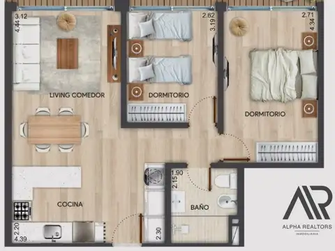 Departamento en Venta al Norte