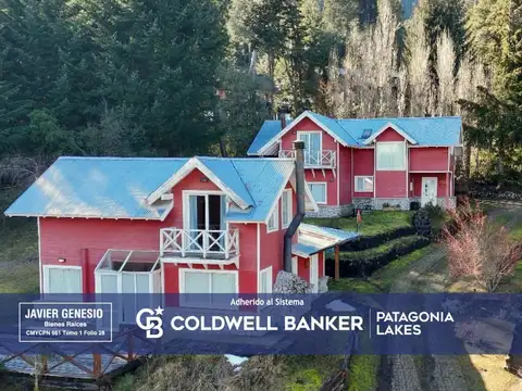 VENTA Complejo 6 cabañas independientes lote 3300m2 Manzano Villa la Angostura