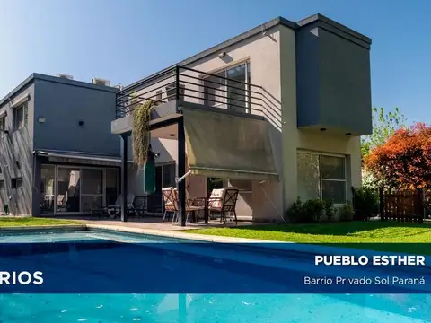 VENTA CASA 4 DORMITORIOS BARRIO PRIVADO SOL PARANÁ
