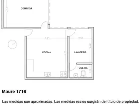 Departamento en Venta en Palermo, USD 269.000