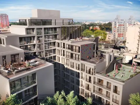 Apartamento dos ambientes con Balcón- piso 2- La Blanqueada Uruguay