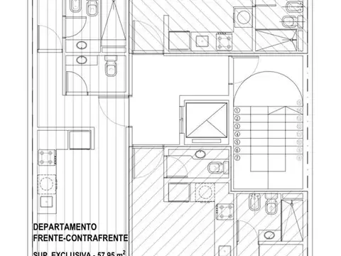 Departamento en Venta con 1 cocheras